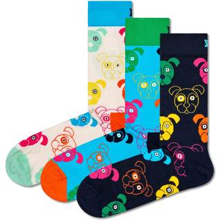 Funny Dog Socks Gift Set | Dog Present Ideas - Navy, Navy, Turquoise, Yellow, Pink, Orange - 36-40