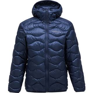 Peak Performance Helium Down Hooded Jacket Blue Shadow