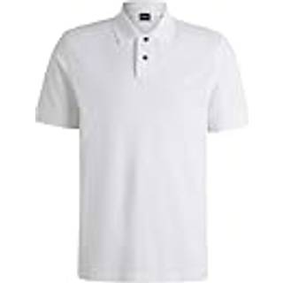 BOSS Orange Herren Polo-Shirt weiß