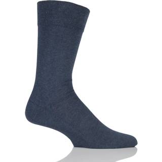 Falke Herren Socken blau Baumwolle & Mix unifarben