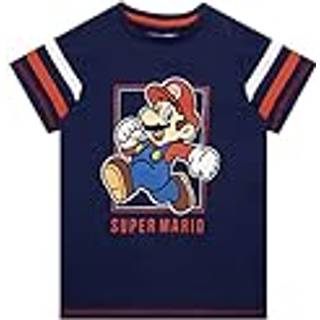 Character Character Blue 100% Cotton Super Mario Gaming T-Shirt