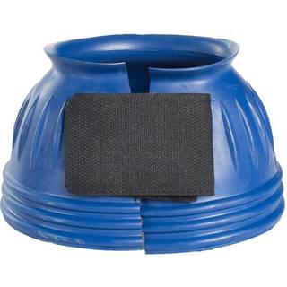 Horze Double Closure No Turn Rubber Bell Boots - Blue - Stor