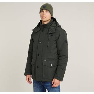 Vodan Padded Hooded Jacket - Grey - Men