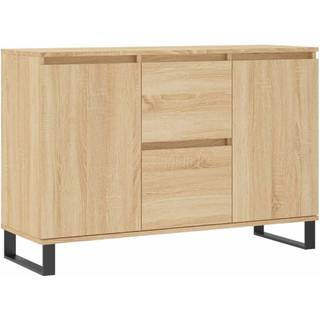 skænk 101,5x35x70 cm konstrueret træ sonoma-eg