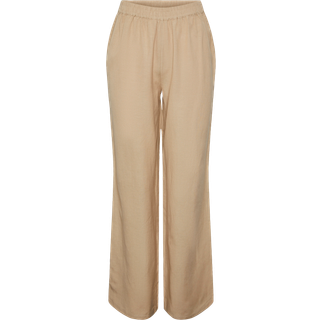 Pieces - Beige - Pcmilano Hw Wide Pant - S/32