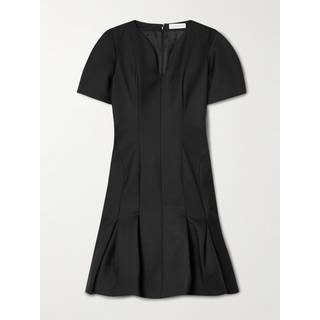 Nina Ricci Wool gabardine midi dress - black - M