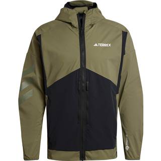 Adidas Men's Terrex Xperior 2L Lined RAIN.RDY Anorak Olistr/Black, XL