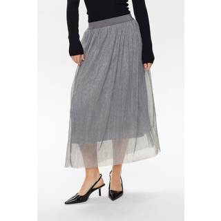 NÜMPH - NUSEA SKIRT - Silver - M - Hvid - Skirts