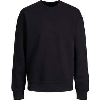 Plus Size Ensfarvet Sweatshirt