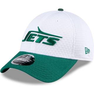 New York Jets NFL Training 2024 White 9FORTY Stretch Snap Cap newera adult unisex White newera adult unisex White newera adult unisex White newera adu - Osfm