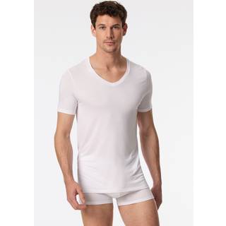 Schiesser Premium Modal V-neck Shirt - White - Medium * Kampagne *