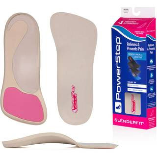 Powerstep Dame Slenderfit indlgssler 3/4 lngde Khaki Dame 9,5-10