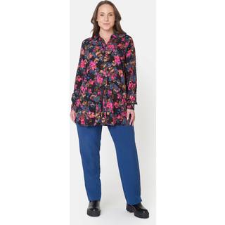 CISO - Langærmet Skjorte - Pink / Blå Mix - Blomstret