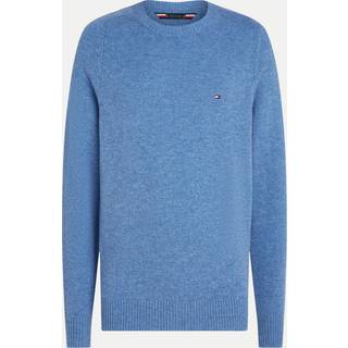 Lambswool Crew Neck Pullover, Blue Spell Heather, S
