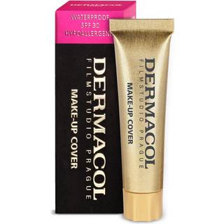 Dermacol -Mini Full Coverage Foundation 13G Liquid Makeup Matte Foundation med SPF 30 Waterproof Foundation for Flay Skin Acne & Under Eye Påsar