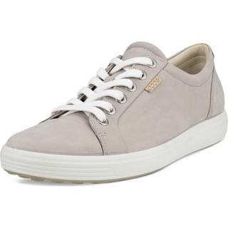 ECCO Soft 7 W - Sneakers i nubuck til damer - Grå - Size: 40 (UK 6.5-7)