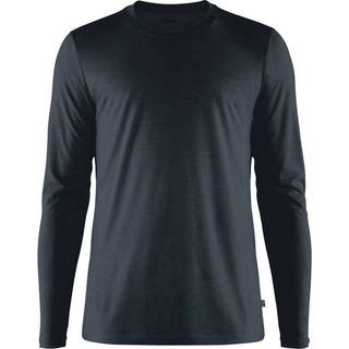 Fjällräven Abisko Wool L/S Longsleeve Herrer størrelse L farve blå