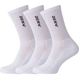 ZERV Performance Socks Long 3-pack White