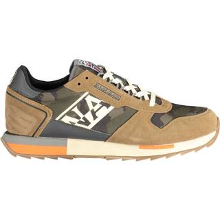 Napapijri Beige Leather Men Sneakers
