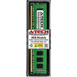 Kingston Technology 12 GB Kit (3x4 GB) 1333MHz DDR3 PC3-10600 240-PIN ECC DIMM til udvalgte HP/Compaq-servere KTH-PL313EK3/12G