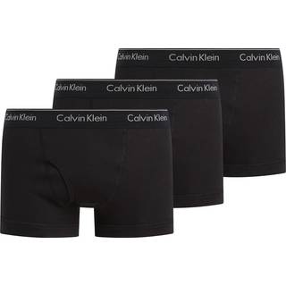 3 Pack Trunks - 100% Cotton - Black - XL