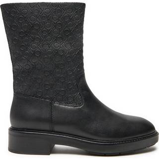 Leather Logo Boots - Black - EU 39