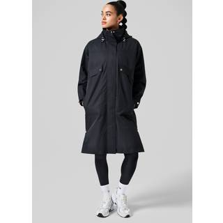 Light Padded Rain Parka - Black