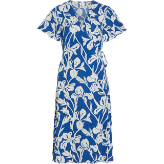 Vilovie S/S Wrap Midi Dress