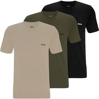 BOSS 3-pak Classic Regular Fit T ShirtRN - Green/Brown - Large