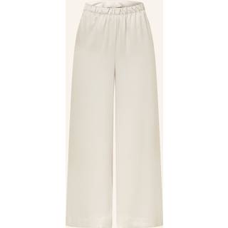 Satin Pyjama Pants - Beige - XS