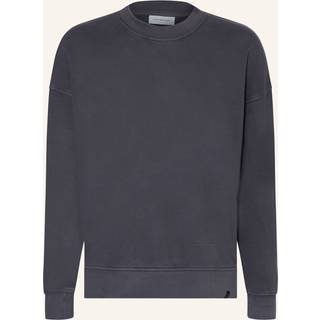Relaxed Washed Cotton Sweatshirt - Black - XXXL