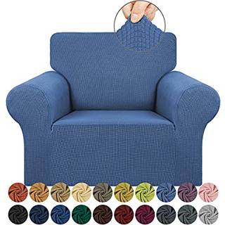 Kekuou Stretch Single Sofa Slipcover 1 Piece Couch Sofa Cover (32 """"-55 """") M?belbeskytter 1 personers sofa med elastisk bund til b?rn Pet.jacqua