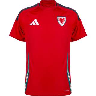 adidas Wales 2024 Home Shirt, Red - M