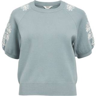 Broderet Strikket Top