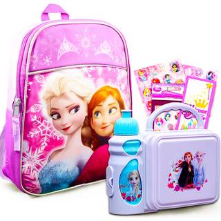 Disney Frozen Mini-rygsk og madpakke med klistermrker 11"""" (Frozen Preschool Toddler Set)