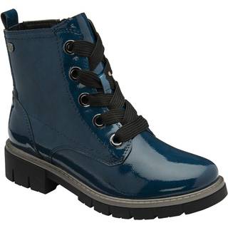 Lotus Lotus Blue Patent Ankle Boots