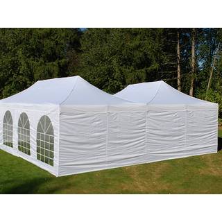 Foldetelt FleXtents Easy up pavillon Steel 8x6m Hvid, inkl. 8 sider