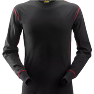 Snickers 9461 protecwork, t-shirt langærmet sort M