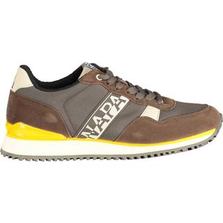 Napapijri Brown Polyester Men Sneakers