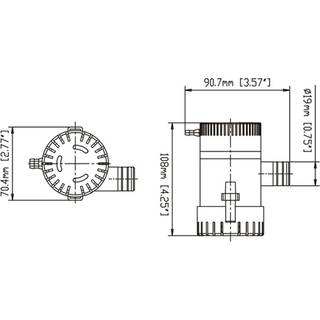 SEAFLO Laensepumpe  12 v 350 gph