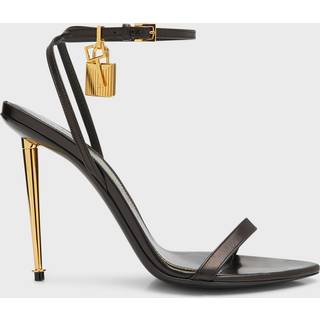Tom Ford Padlock leather sandals - black - EU 42