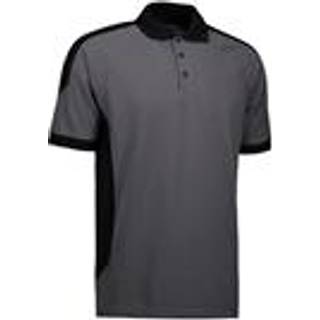ID PRO wear polo, contrast Silver Grå
