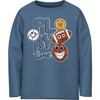 NAME IT Langærmet Bluse Vux Coronet Blue Play Time