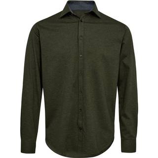 Modern fit knitted shirt l/s