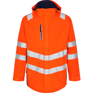 ENGEL Safety parka skaljakke Orange/Blue ink 1145-930 L