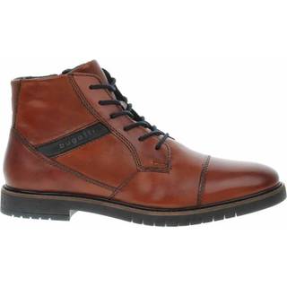 bugatti Herren Stiefeletten cognac Glattleder