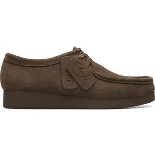 Wallabee Olive Suede