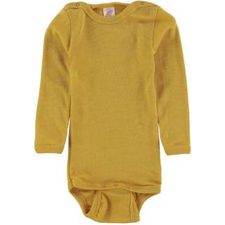 Engel Baby-Body Langarm Mit Druckverschluss Schulter Merino undertøj Børn størrelse 86/92 farve gul