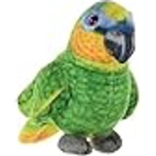 Wild Republic Regnskov Orange vinget papeg?je udstoppet dyr 4,5 tommer Plys leget?jsfyld er spundet genbrugsvandflasker Milj?venlig