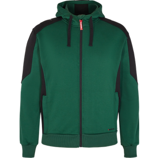 ENGEL Galaxy Sweat Cardigan med hætte Grøn/Sort 8820-233 6XL